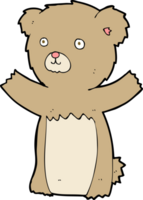 ours en peluche de dessin animé png