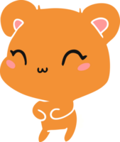 desenho animado ilustração kawaii fofa Urso de pelúcia Urso png