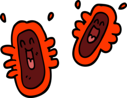 cartoon doodle blood cells png