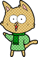 grappige cartoon kat png