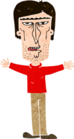 cartoon angry man png