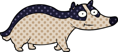 Cartoon freundlicher Dachs png