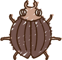 Bug Chalk Drawing png