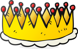 hand drawn cartoon crown png