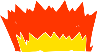 flat color illustration of explosion png
