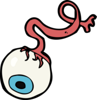 cartoon gross eyeball png