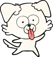 cartoon dog with tongue sticking out png