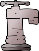 cartoon doodle faucet png