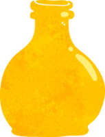 cartoon old glass vase png