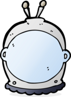 cartoon space helmet png