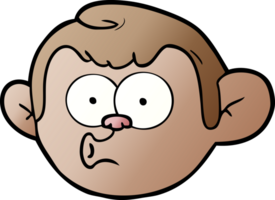 cartoon monkey face png