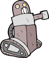 robot tanque de dibujos animados png