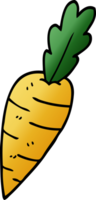 cartoon doodle organic carrot png