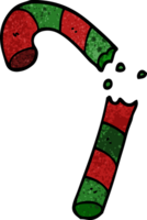 cartoon doodle xmas candy cane png