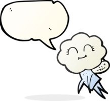 hand drawn speech bubble cartoon magical creature png