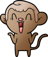 cartoon laughing monkey png