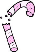 cartoon doodle pink candy cane png