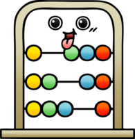 gradient shaded cartoon of a abacus png