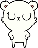 polar bear cartoon png