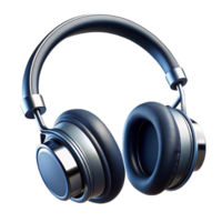 casque de musique l'audio 3d concept png