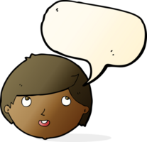 cartoon happy face with speech bubble png