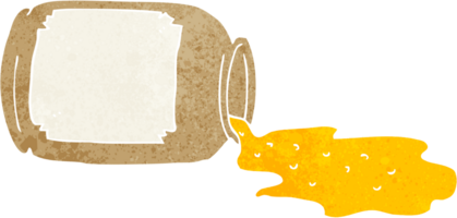 cartoon spilled jam png