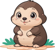 Mole Animal Cartoon Mascot png