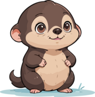 Mole Animal Cartoon Design png