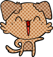 happy little pointing dog cartoon png