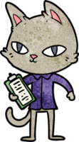 Cartoon-Büro-Katze png