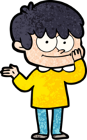 hombre feliz de dibujos animados png