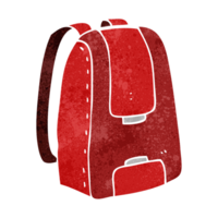 Hand retro Karikatur Tasche png