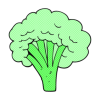 hand drawn cartoon broccoli png