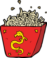 cartoon noodle box png