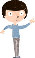 cartoon staring boy png