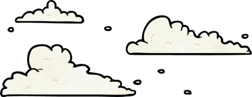 cartoon clouds drifting by png