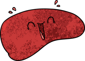 cartoon healthy liver png