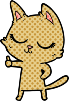 ruhige Cartoon-Katze png