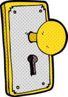 cartoon door knob png