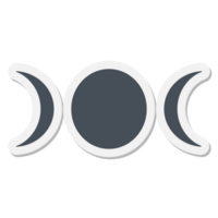 moon phase symbol sticker png