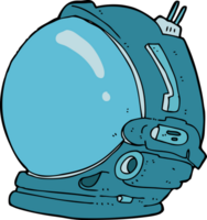 capacete de astronauta de desenho animado png