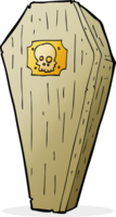 spooky cartoon coffin png