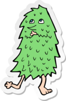 sticker of a cartoon monster png