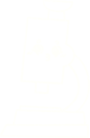 curioso dibujo de tiza de microscopio png