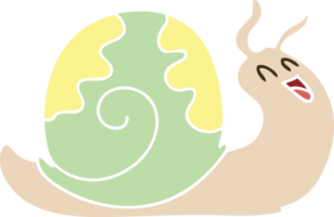 main tiré excentrique dessin animé escargot png