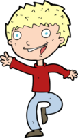 cartoon excited boy png