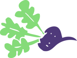 flat color illustration of beet png