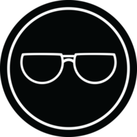 gafas gráfico ilustración circular símbolo png