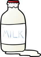 cartoon pint of fresh milk png