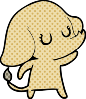 süßer Cartoon-Elefant png